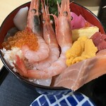 北の海鮮どんぶり屋 わがまま丼 苫小牧食堂 - ミニ海鮮丼