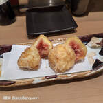 しらすくじら 極 - いちじくの天ぷら