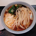 丸中そば店 - 卵とじうどんのうどん