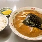 まるたかラーメン - 小ライス追加