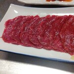 桜なべ　みの家 - 肉さし