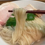中華蕎麦 仁香 - しじみ昆布水つけ麺(醤油)1,150円