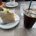 カフェ アルカンシェル - アイスコーヒー460円　セットで100円引