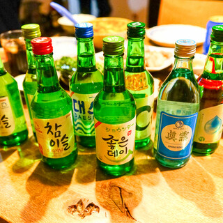 Enjoy Korean tradition with a mellow-tasting masterpiece ☆Korean soju☆