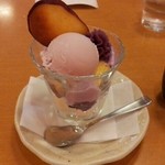 大戸屋 - 紫芋のパフェ（500円）