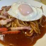 スパゲッティハウス - ミラネーズ　目玉焼きトッピング