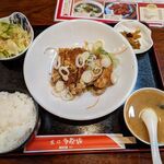 Chabon Tafukurou - 油淋鶏定食 890円