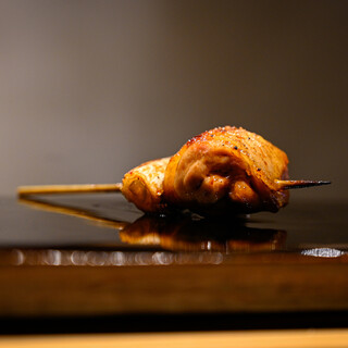 Enjoy a course using black satsuma chicken "Kuroo", including rare parts.