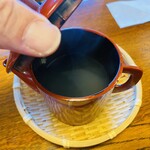 吾妻庵 - 蕎麦湯…透明サラサラ系