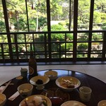 花月 - 先付けとお庭