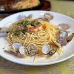 RESTAURANT兜 - アサリと海老の贅沢パスタ・ペペロンチーノ（200g 1,500円）