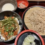 蕎麦人弁慶 - 鰻ひつまぶしと蕎麦セット
