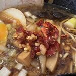 拉麺 鷹の爪 - 入れてみた