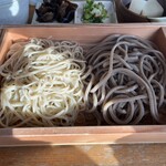 おんどりそば - 合いもり板そば
