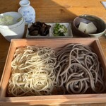 おんどりそば - 合いもり板そば