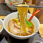 超純水採麺 天国屋 - 細麺の自家製麺