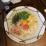 せんや - バター釜玉うどん