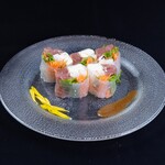 Bluefin tuna spring rolls