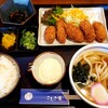 こむぎ庵 - 料理写真:かきフライ定食