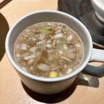 燕三条 豊潤亭 - スープ割り