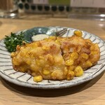 せいすスタンド - 名物もろこし揚げ495円