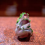 鮨匠 のむら - 鯵の刺身