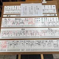 梅田 鮨割烹のの - メニュー