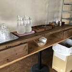 a.myu and village - セルフのカトラリーコーナー