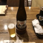 Tonkatsu Yutaka - ビール中瓶：アサヒスーパードライ
