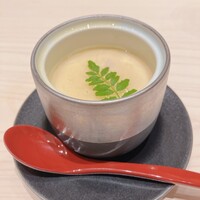 すし道 冨座 - ★7ホタテの茶碗蒸し