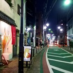 Himokawa Kiryuu - 店前から東通り。