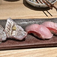 梅田 鮨割烹のの - にぎり