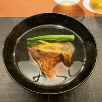料理屋まえかわ - 鱧と松茸のお椀