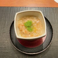 料理屋まえかわ - 雲子　飯蒸し　蟹肉あんかけ