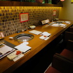松庵 韓菜房 - 落ち着ける奥の席でした