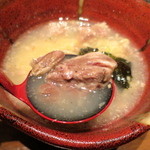 松庵 韓菜房 - じっくり煮込んだテールの旨味たっぷりのスープ