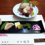 Sukiyaki Tei - 前菜とお造り