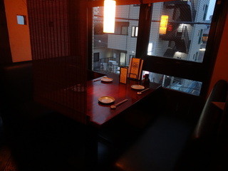 Chikara kobu - 準個室は、４名席と４～５名席の２か所。