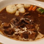 キッチン・ポム - ビーフシチュー接写