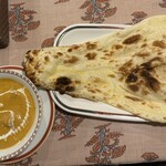 タンドール 三原店 - 子供が頼んだチキンカレーの甘口。
