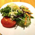 카스타니에 카루이자와 로스토 치킨 - 접시에 담아본 모습