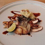 銀座 和郷 - 鰆竜田揚げ ﾌﾞﾗｳﾝﾏｯｼｭとｼﾞｬｶﾞｲﾓ