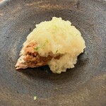 こにし家 - セコガニのすりリンゴ乗せ