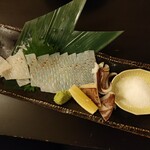 海鮮和食と日本酒 もっせ - ヤリイカの炙り