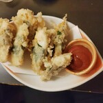 海鮮和食と日本酒 もっせ - 鯛の梅しそ揚げ