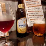 百薫香辛食堂 - オレンジワインとノンアルコールビール