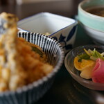 つつみ食堂 - 料理写真:天丼セット（￥950税込み）