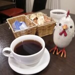 カフェブラッスリー　ポルテボヌール - 珈琲☆コッコちゃんもおつかれさま♪