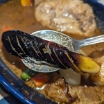 Kawaraya soup curry - なす