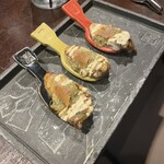 創作鉄板 粉者 本店 - 牡蠣のワンスプーン